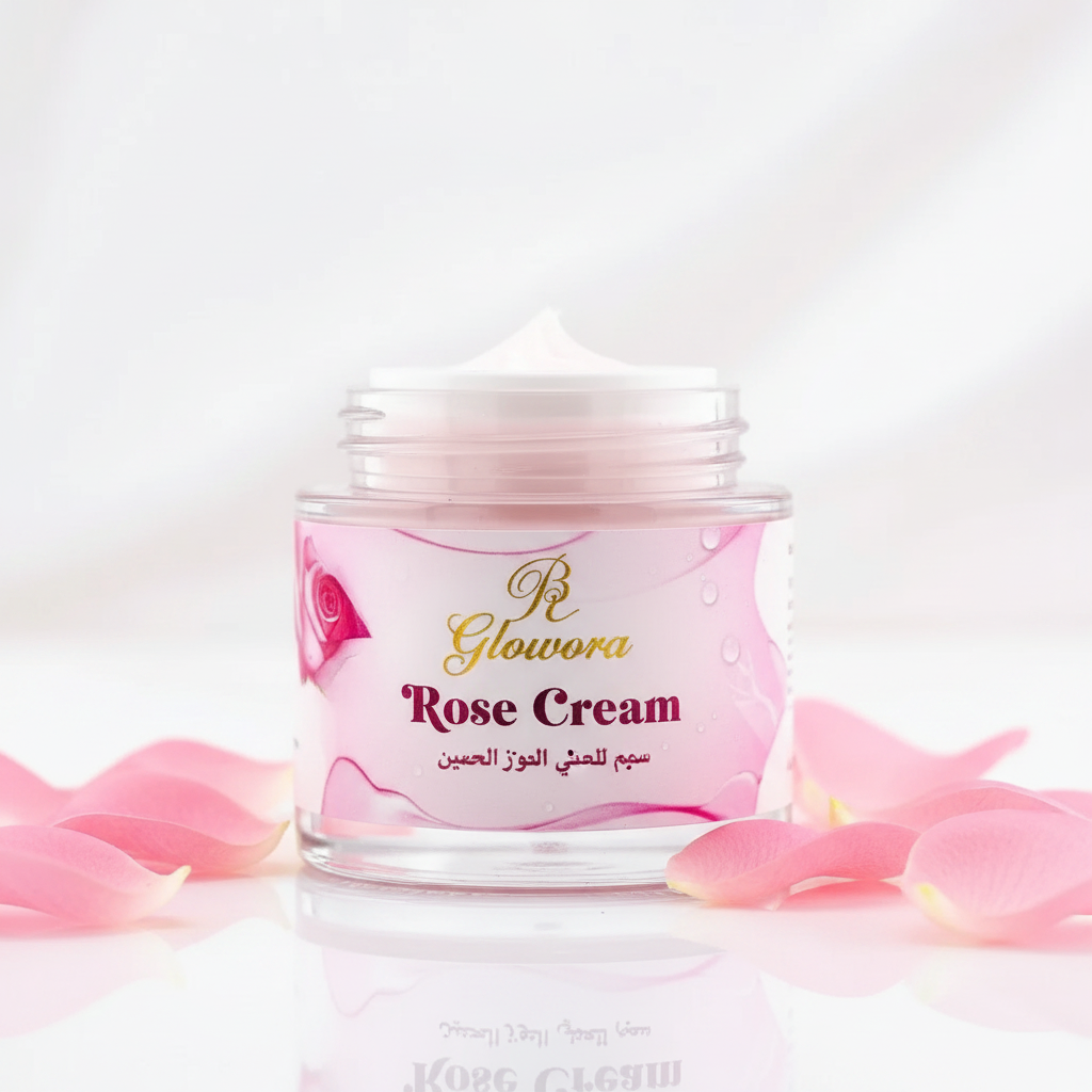 Glowora Rose Cream - كريم الورد للترطيب الفائق